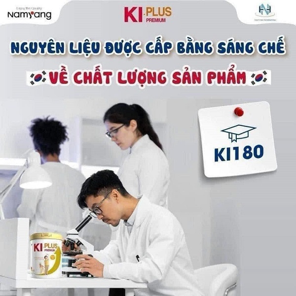 Sữa tăng chiều cao KI Plus nội địa Hàn Quốc lon 750g cho trẻ 1-15 tuổi